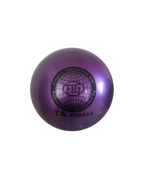 Фото Мяч для художественной гимнастики 15 см 400 г фиолетовый I-1 со склада магазина СпортСЕ