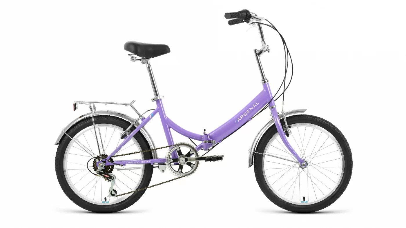 Фото Велосипед Forward Arsenal 20 2.0 (2022) фиолетовый/белый RBK22FW20537 со склада магазина СпортСЕ