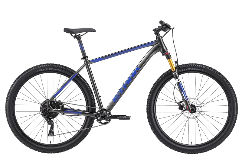 Фото Велосипед Stark Armer 29.5 HD(2024) антрацитовый матовый/синий со склада магазина СпортСЕ