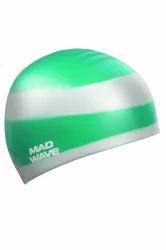 Шапочка для плавания Mad Wave Multi green  M0530 01 0 10W