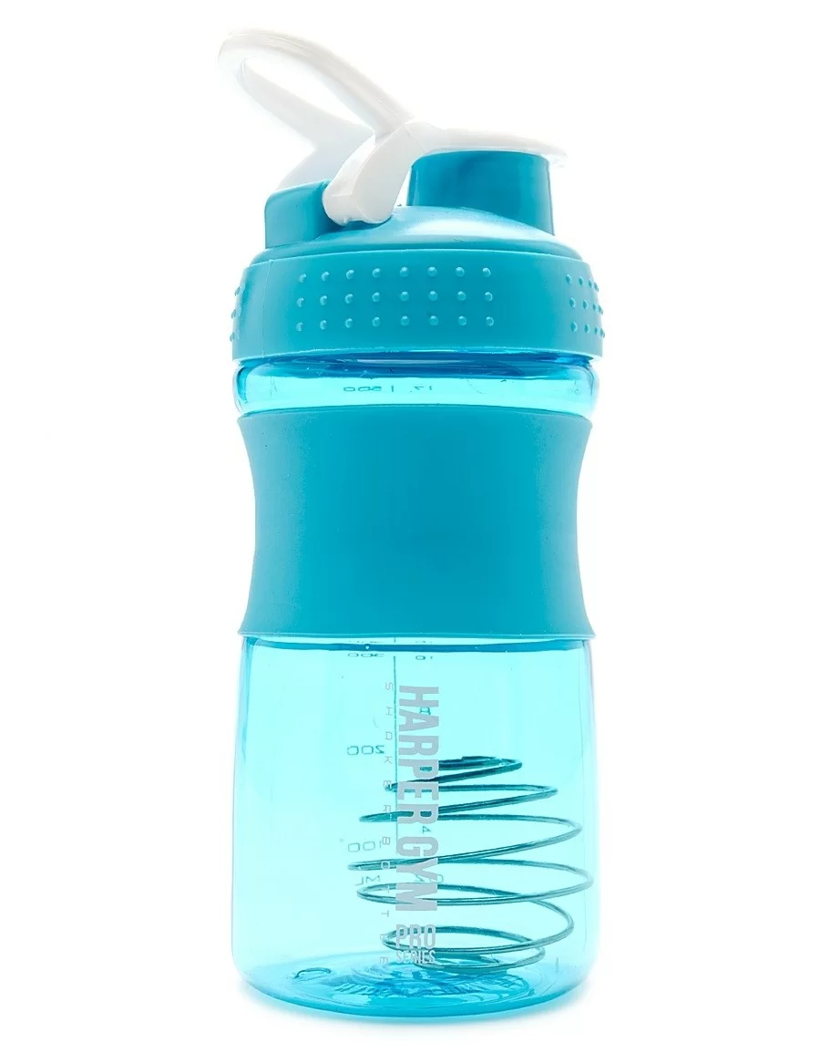 Фото Шейкер Harper Gym Shaker Bottle S19 с венчиком 0.5 л голубой со склада магазина СпортСЕ