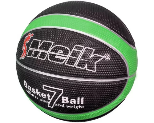 Фото Мяч баскетбольный C28682-2 Meik-MK2310 №7 черный/зеленый 10015837 со склада магазина СпортСЕ