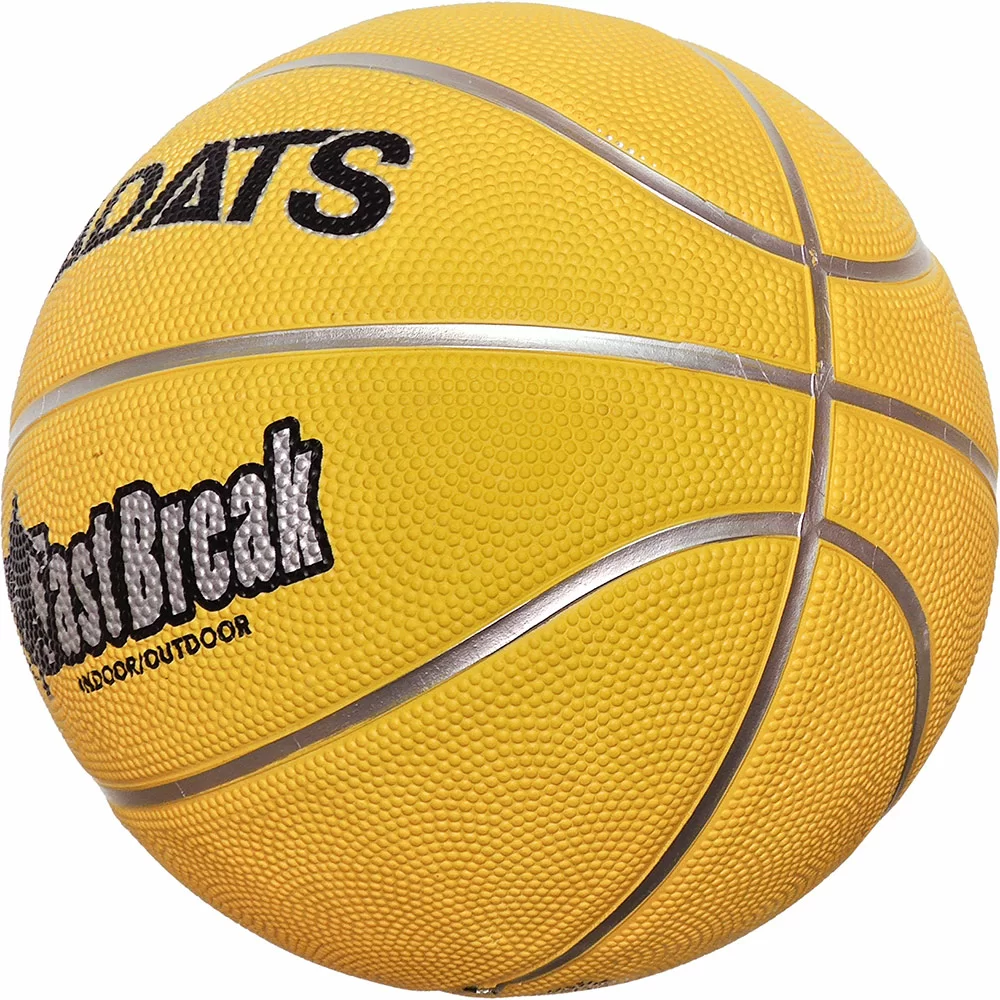Фото Мяч баскетбольный E33487 №7 резина, желтый 10020166 со склада магазина СпортСЕ