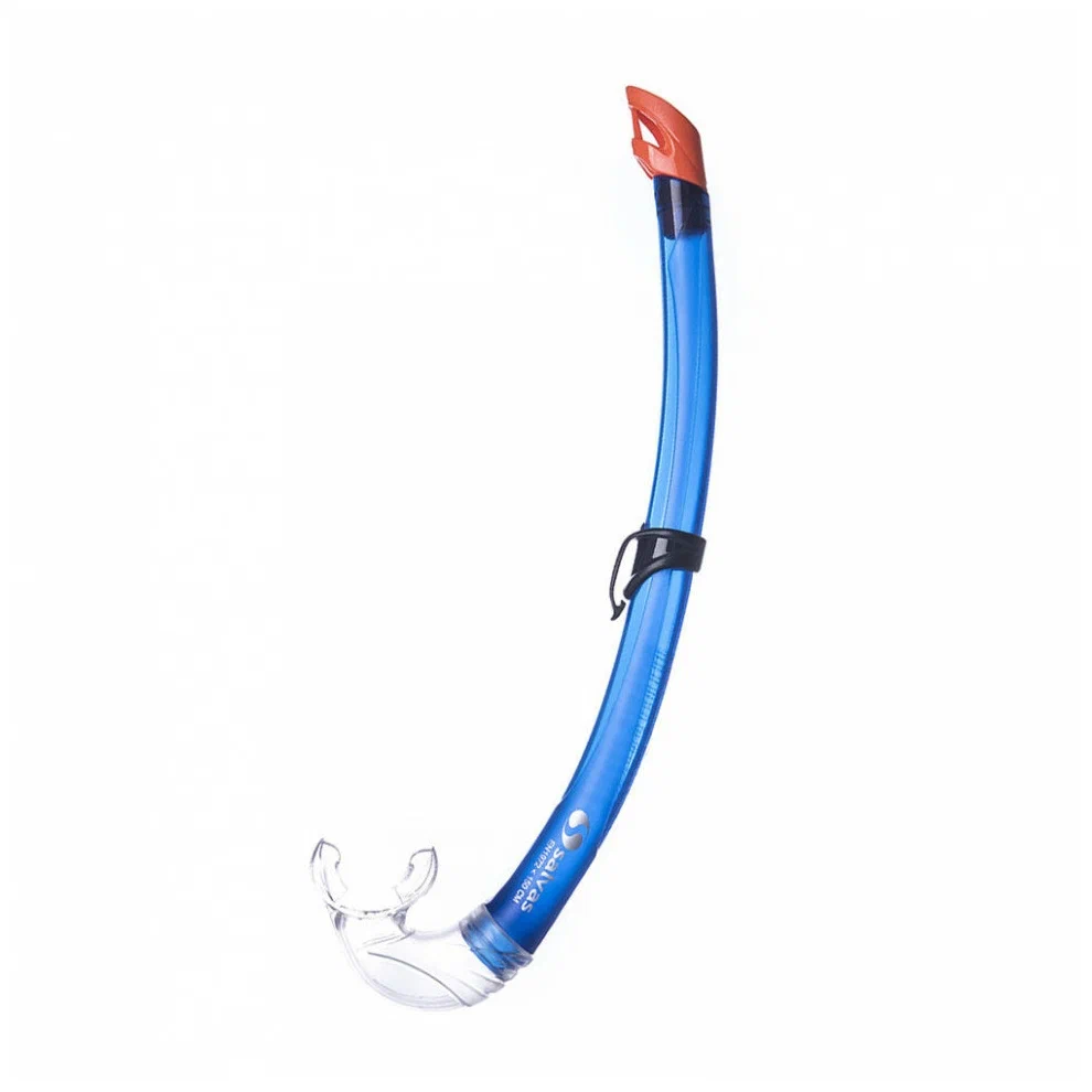 Фото Трубка для плавания Salvas Flash Snorkel р.Junior синий DA301C0BBSTS со склада магазина СпортСЕ