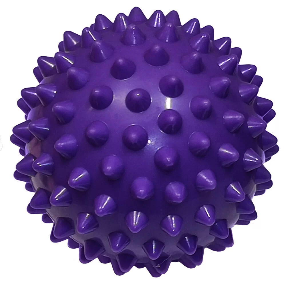 Фото Мяч массажный 7см E36799-7 твердый ПВХ фиолетовый 10020688 со склада магазина СпортСЕ