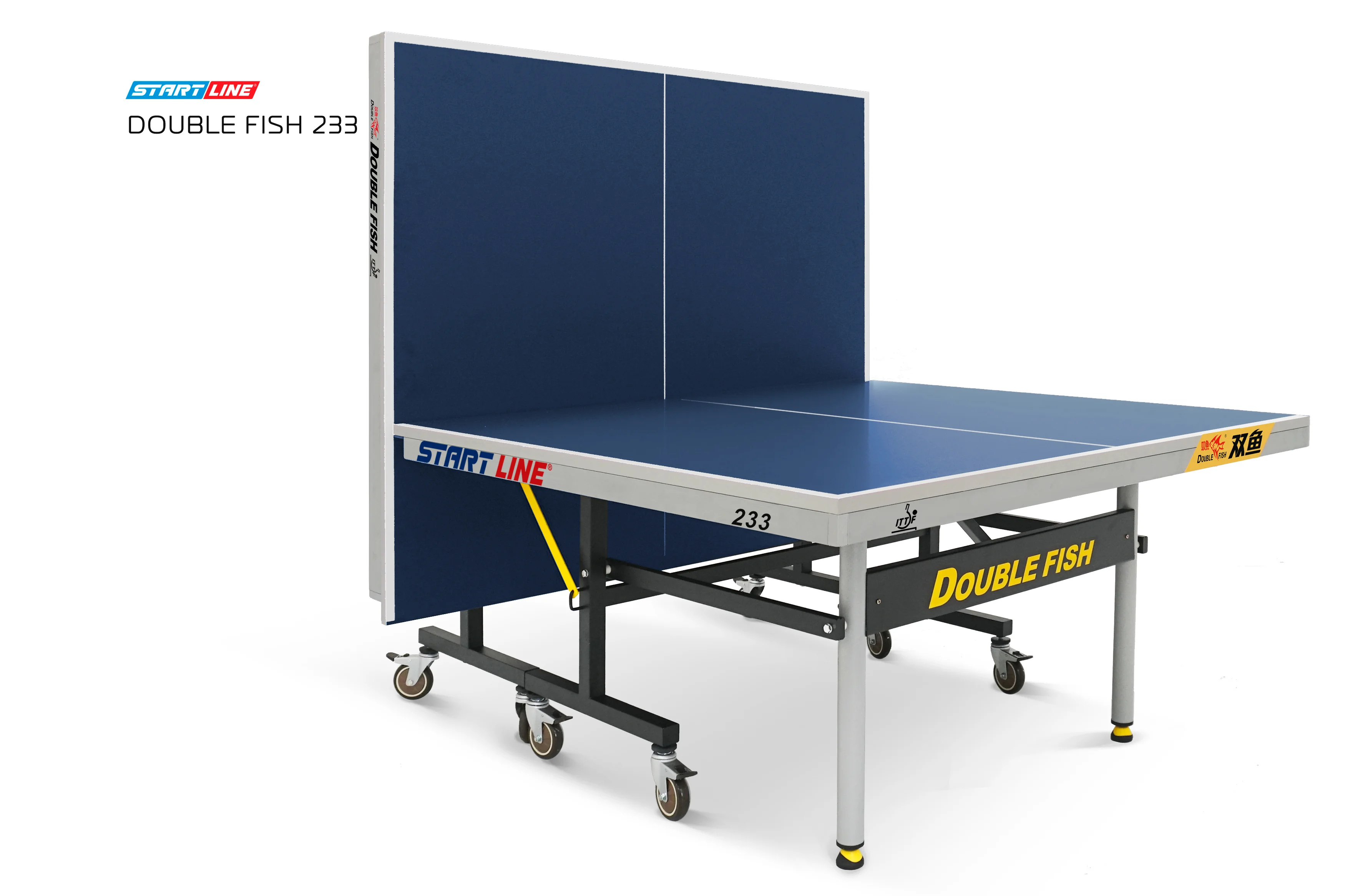  Стол теннисный Double Fish 233 синий по низким ценам в Томске и Северске
