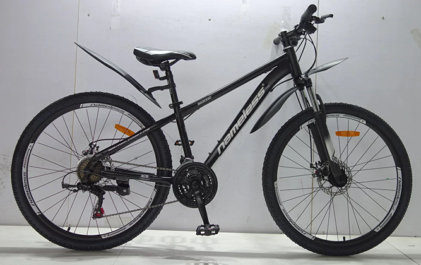 Фото Велосипед 26" Nameless S6300D, черный/серебристый, 13.5" (2024) со склада магазина СпортСЕ