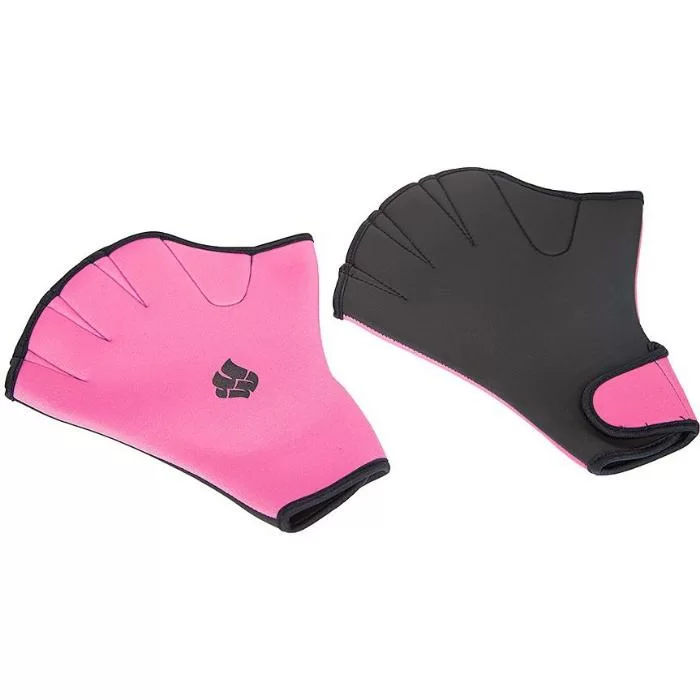 Фото Перчатки для аквааэробики pink/black S M0746 03 03W со склада магазина СпортСЕ