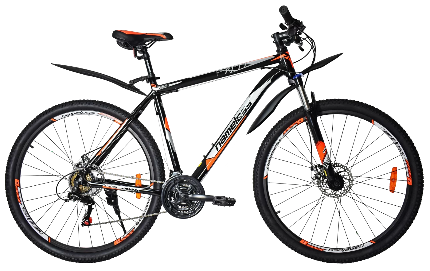 Фото Велосипед 29" Nameless J9500D, черный/оранжевый, 21" со склада магазина СпортСЕ