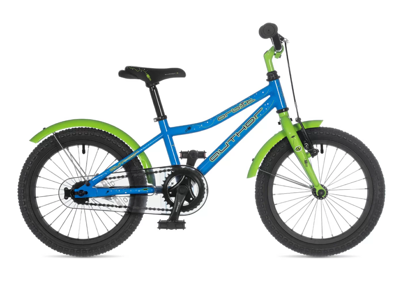 Фото Велосипед детский AUTHOR Orbit 2021 Сине-салатовый со склада магазина СпортСЕ