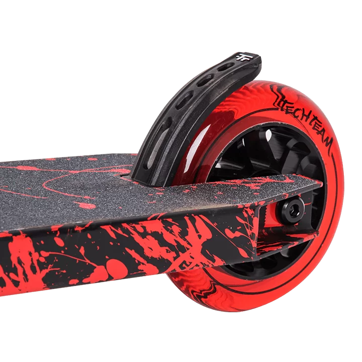 Самокат TechTeam Drop WT red (черный с красными брызгами) Самокат TechTeam Drop WT red (черный с красными брызгами) по низким ценам в Томске и Северске