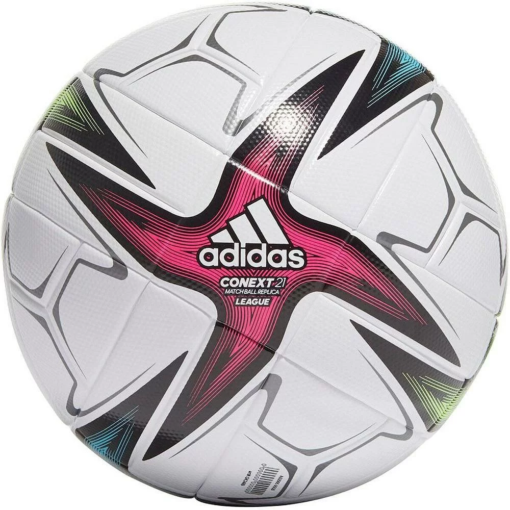 Фото Мяч футбольный Adidas Conext 21 Lge р.4 ТПУ термосш. бело-синий GK3489 со склада магазина СпортСЕ