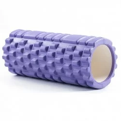 Ролик для йоги 33х15 см B33105 ЭВА/АБС фиолетовый 10015345