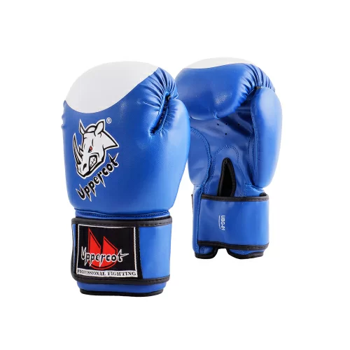 Фото Перчатки боксерские Uppercot UBG-01 DX синий со склада магазина СпортСЕ
