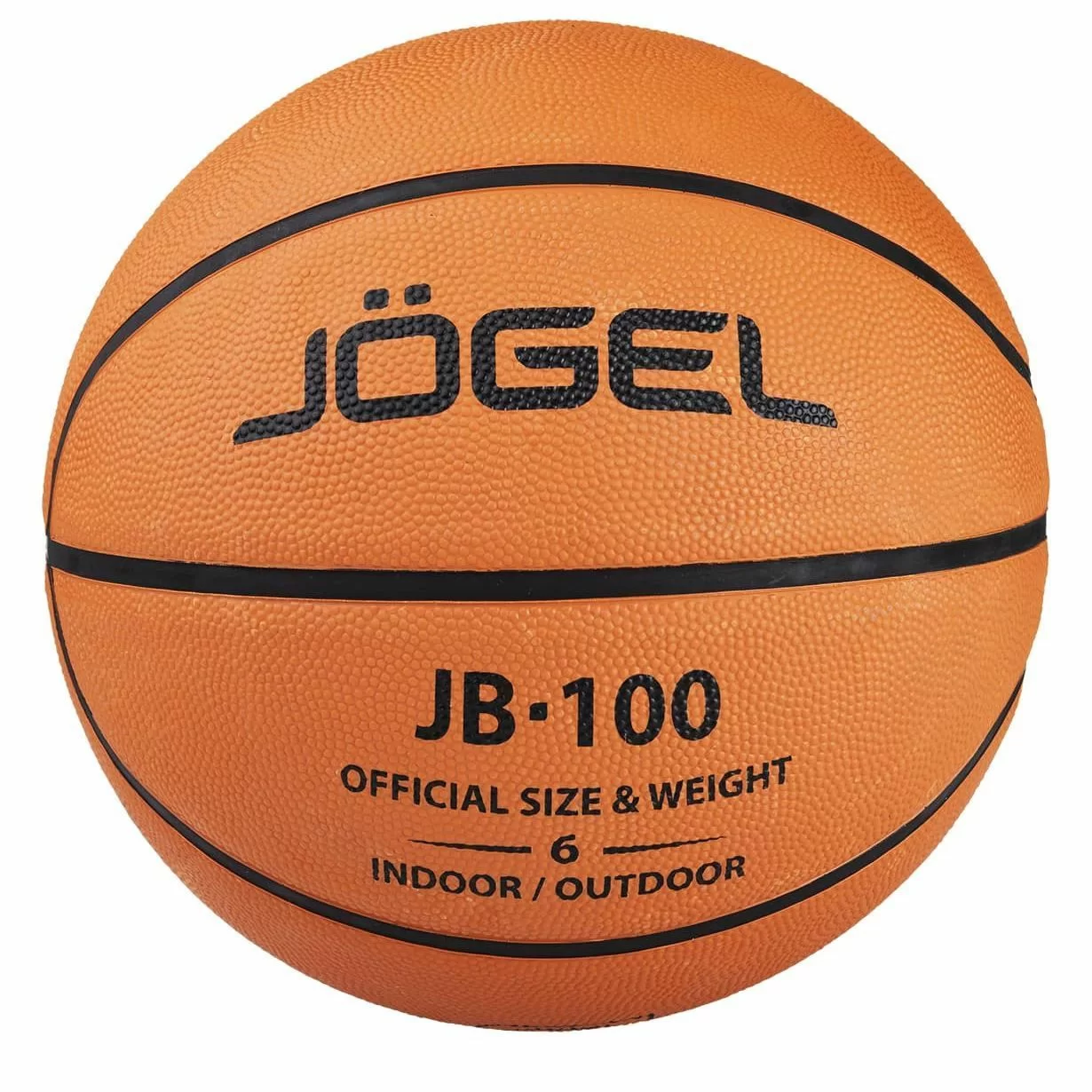 Фото Мяч баскетбольный Jögel JB-100 (100/6-19) №6 УТ-00015891 со склада магазина СпортСЕ