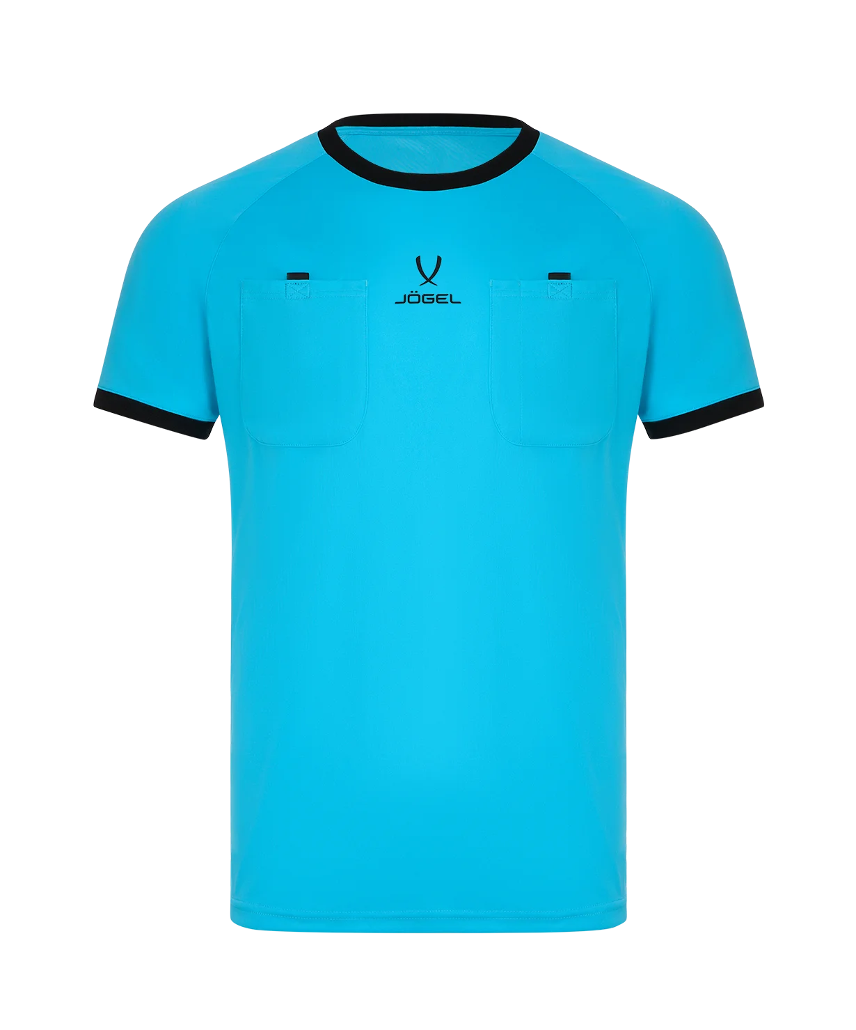  Футболка судейская JÖGEL Referee tee, голубой по низким ценам в Томске и Северске