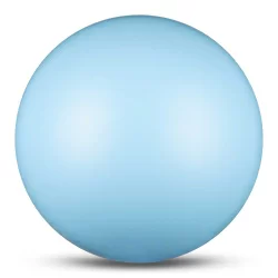 Мяч для художественной гимнастики 15 см 300 г Indigo металлик голубой IN315