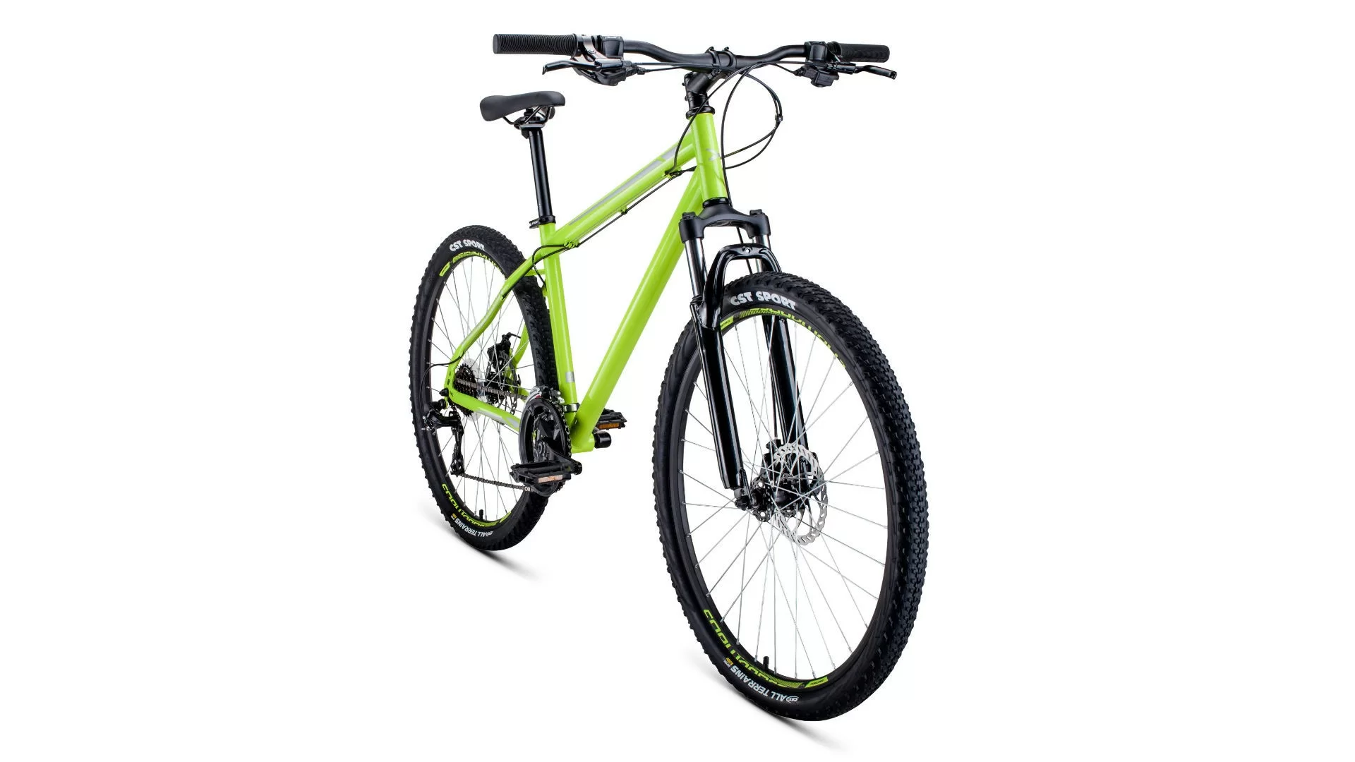 Фото Велосипед Forward Sporting 27,5 2.0 disc (2020) светло-зеленый/серый со склада магазина СпортСЕ