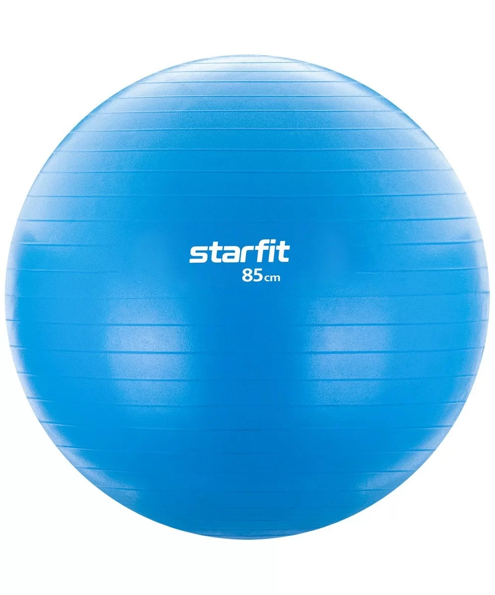 Фитбол 85 см StarFit GB-104 1500 гр без насоса антивзрыв голубой 16541 Фитбол 85 см StarFit GB-104 1500 гр без насоса антивзрыв голубой 16541 по низким ценам в Томске и Северске