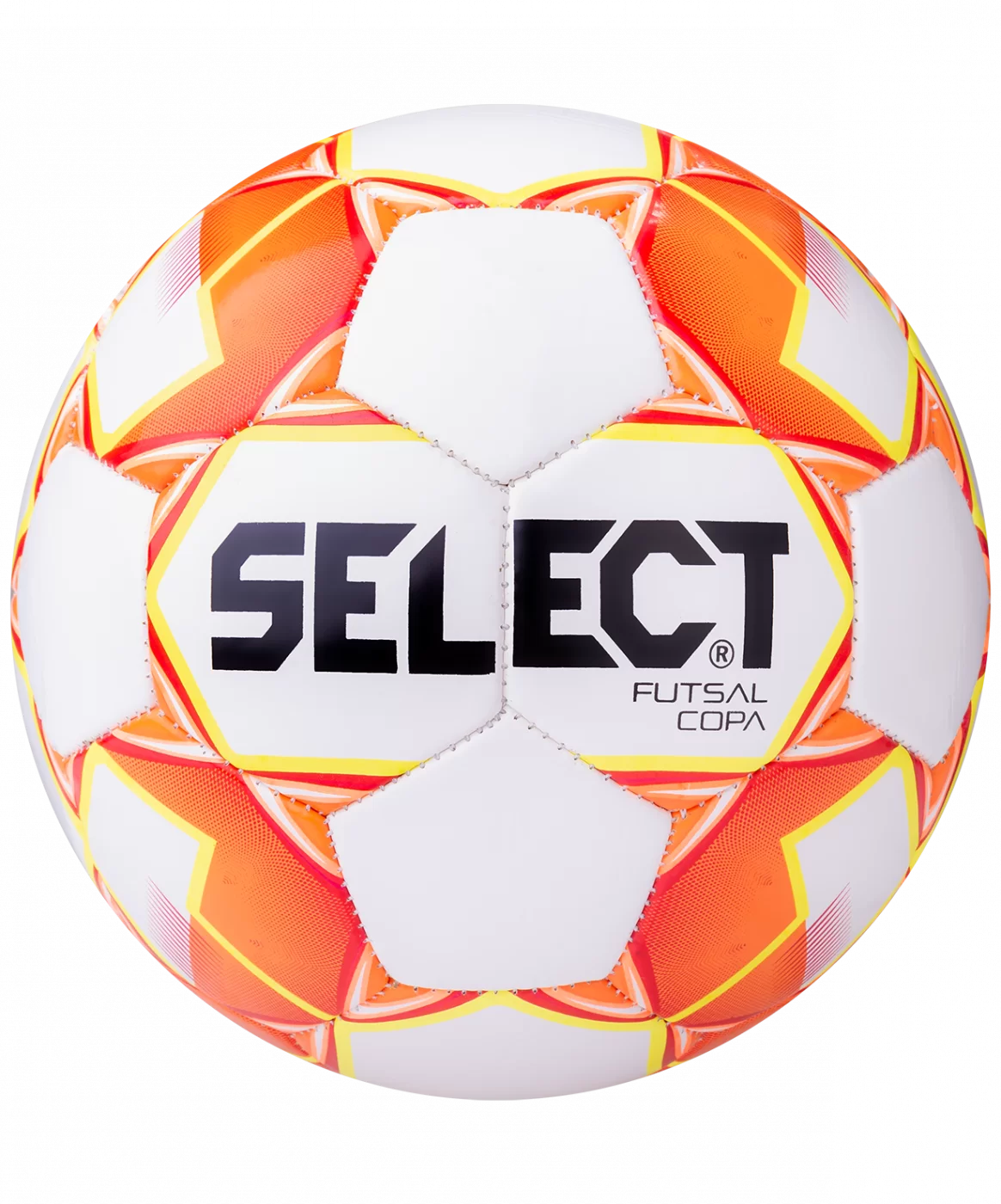 Фото Мяч футзальный Select Futsal Copa №4 белый/оранжевый/желтый 850318 со склада магазина СпортСЕ