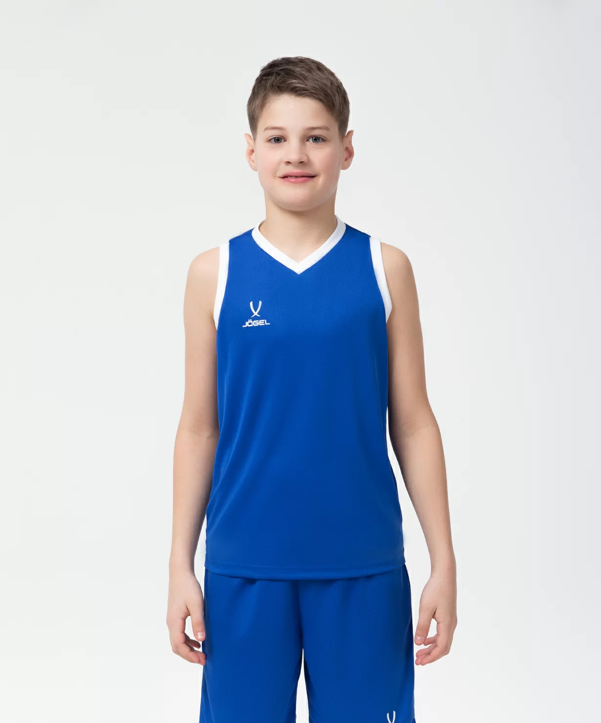 Фото Майка баскетбольная Camp Basic, синий, детский со склада магазина СпортСЕ