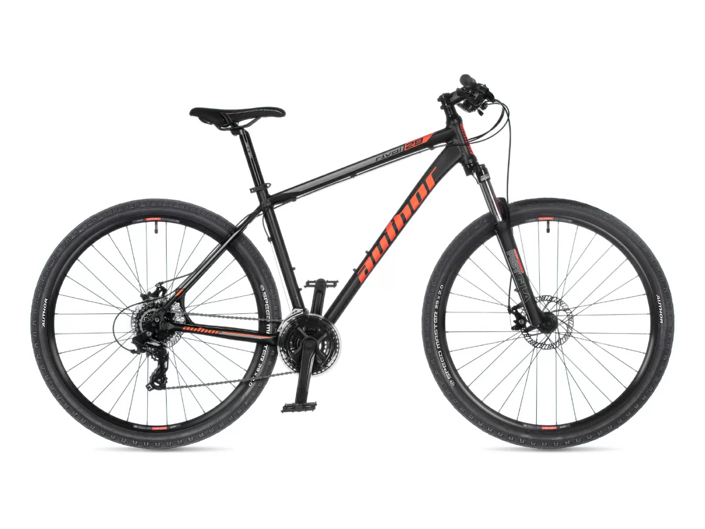 Велосипед AUTHOR Rival 29 2022 Чёрно-оранжево-серый купить по цене 57 580 ₽  в интернет-магазине СпортСЕ с доставкой по России 🚚 фото, характеристики,  отзывы