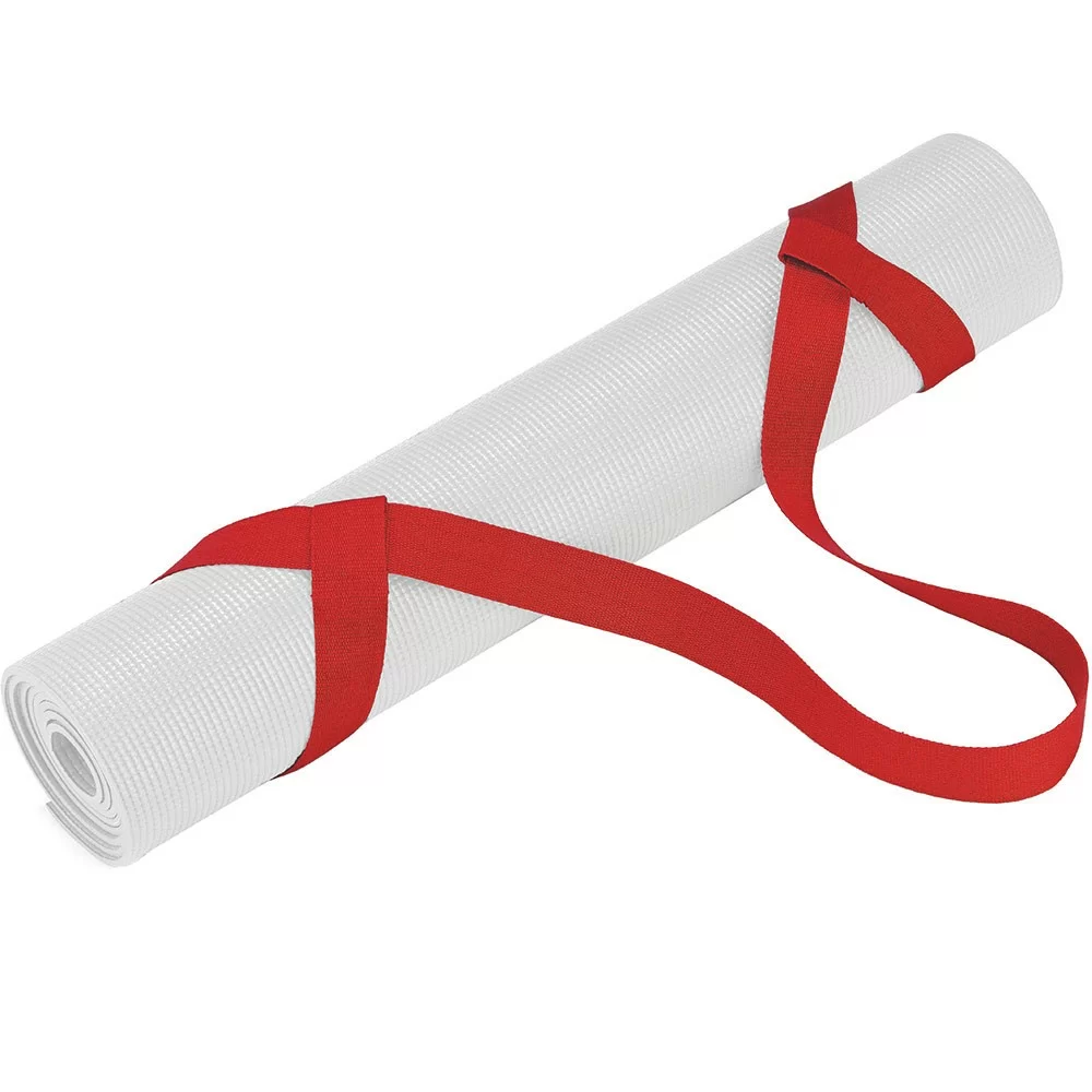 Фото Ремень-стяжка универсальная для йога ковриков и валиков RS-3 красный 10016867 со склада магазина СпортСЕ