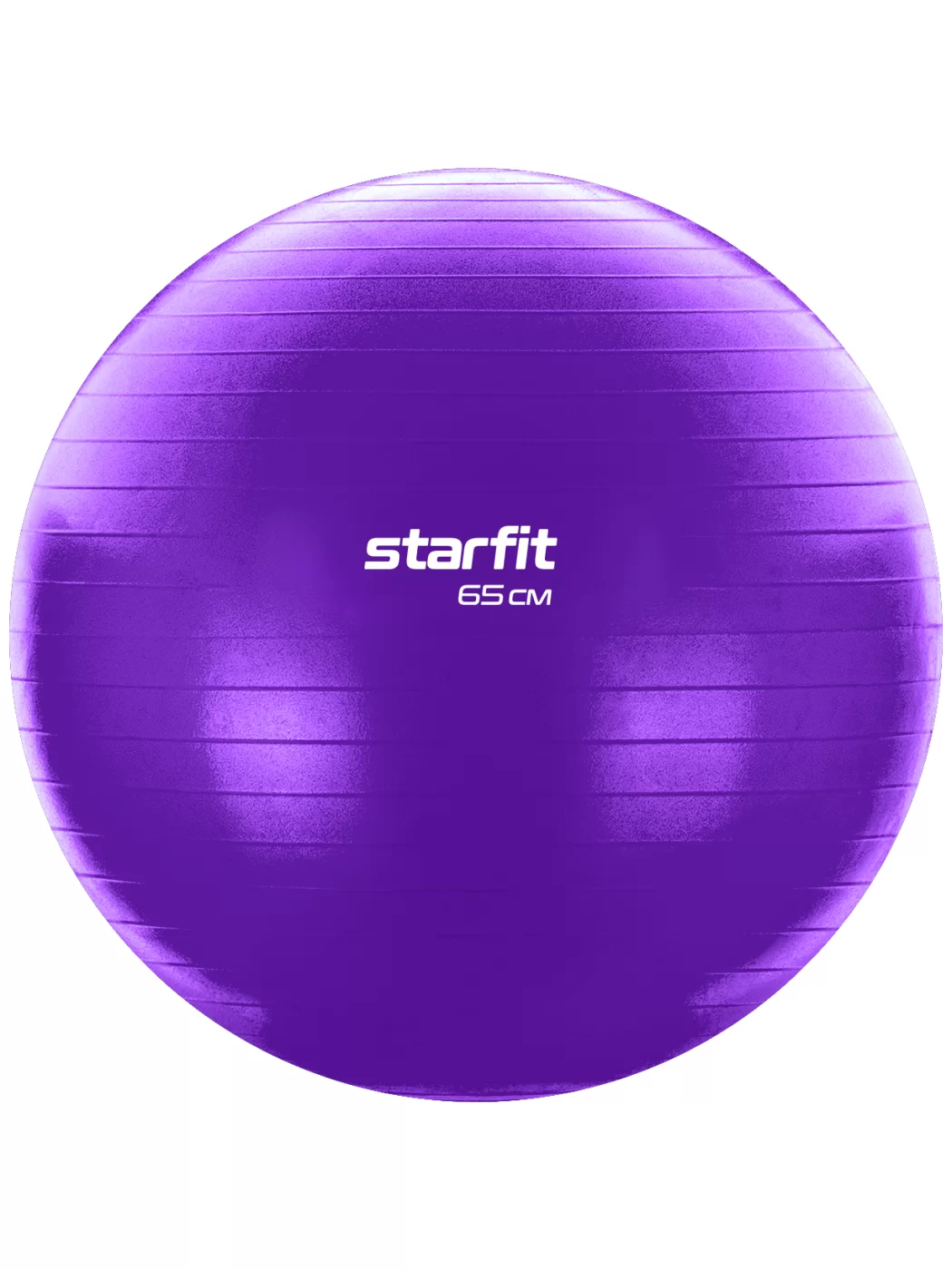 Фото Фитбол 65 см StarFit GB-108 антивзрыв фиолетовый УТ-00020575 со склада магазина СпортСЕ