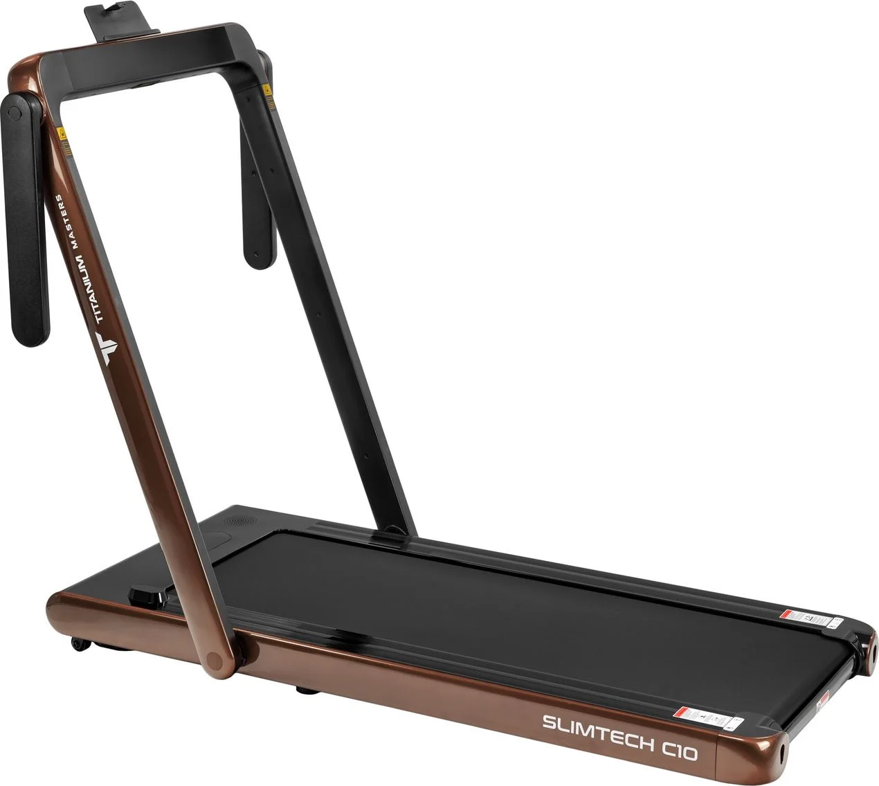  Беговая дорожка Titanium Masters Slimtech C10, коричневая по низким ценам в Томске и Северске