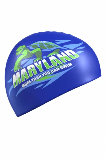 Фото Шапочка для плавания Mad Wave Maryland blue M0558 42 0 00W со склада магазина СпортСЕ
