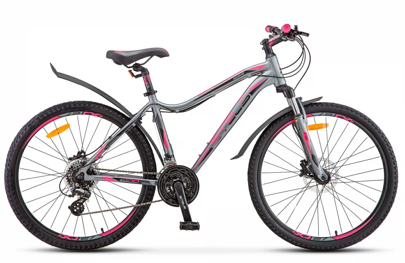 Фото Велосипед Stels Miss-6100 D 26" (2021) серый V010 со склада магазина СпортСЕ