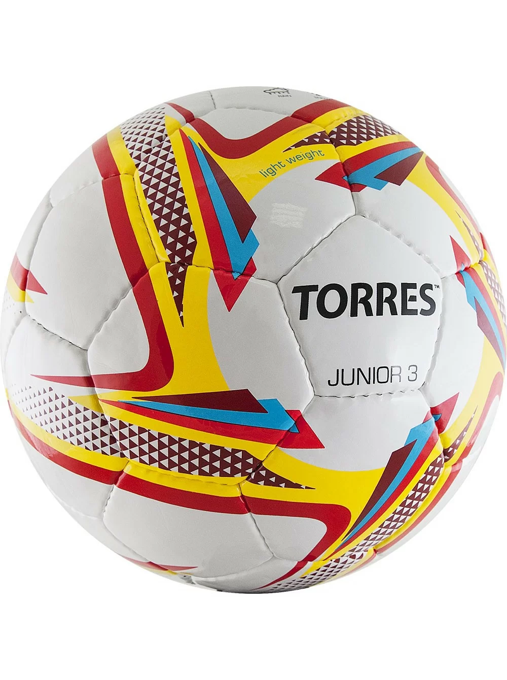  Мяч футбольный Torres Junior-3 р.3 вес 270-290 г глянц. ПУ 32 п. бел-крас-жел F320243 по низким ценам в Томске и Северске