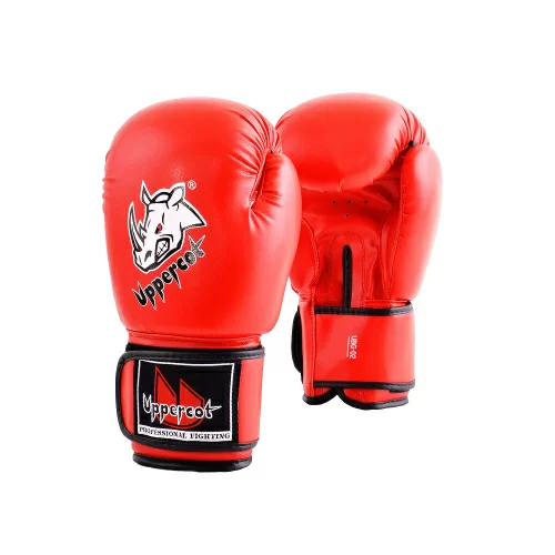Фото Перчатки боксерские Uppercot UBG-02 DX красный со склада магазина СпортСЕ