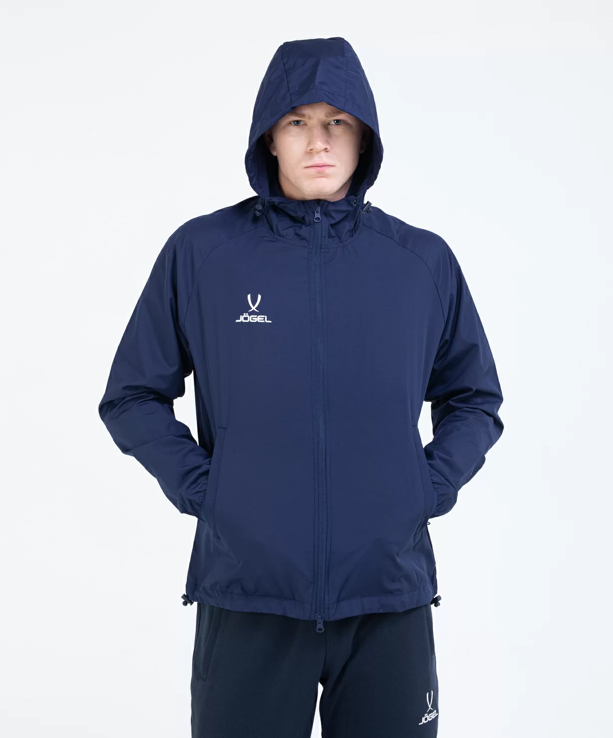 Фото Куртка ветрозащитная CAMP Rain Jacket, темно-синий со склада магазина СпортСЕ