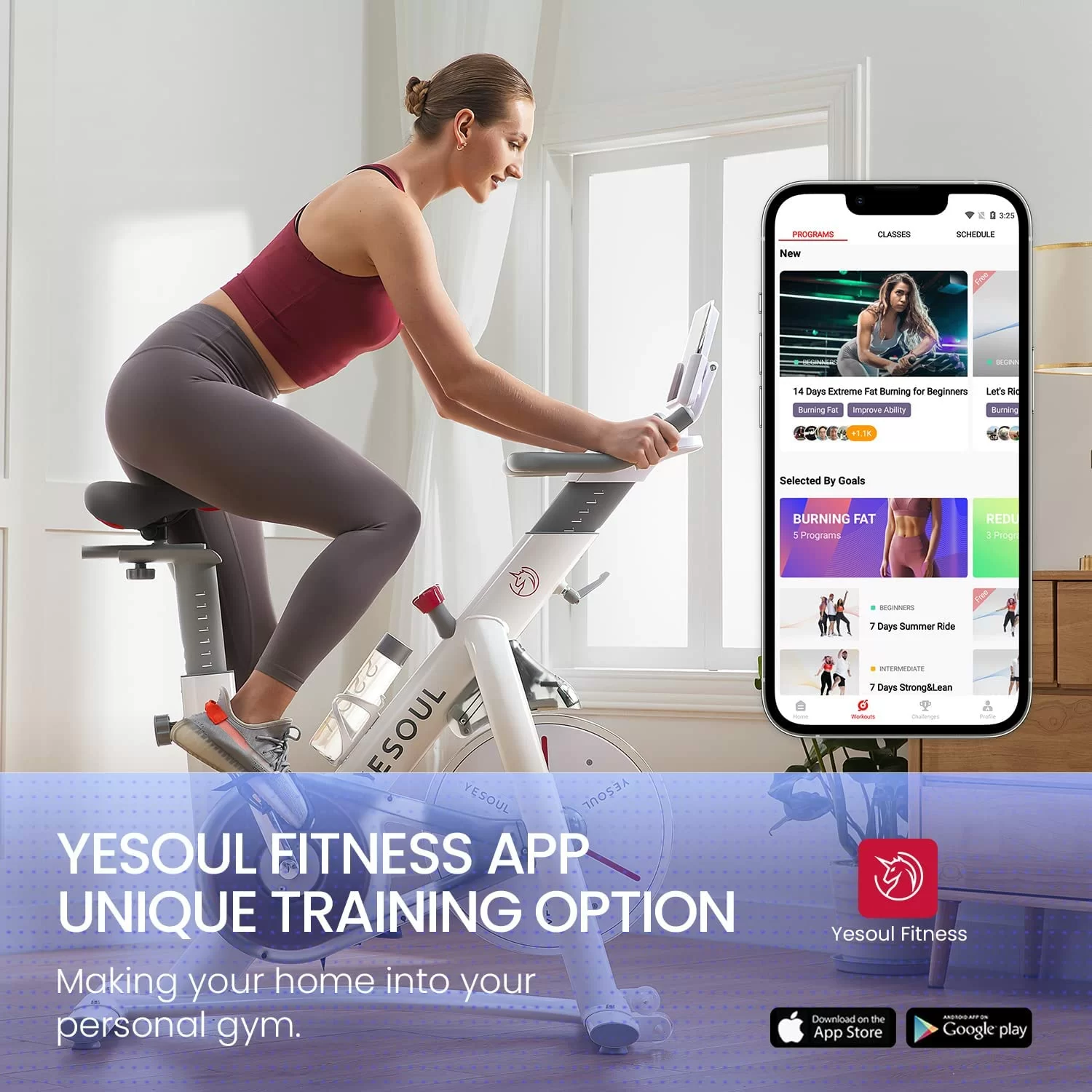  Велотренажер Yesoul Smart M1 WHITE с нагрудным пульсометром M1WHITEV206 по низким ценам в Томске и Северске