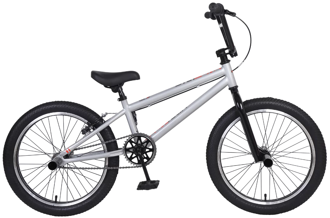 Фото Велосипед BMX TechTeam Step One 20" (2021) серый со склада магазина СпортСЕ