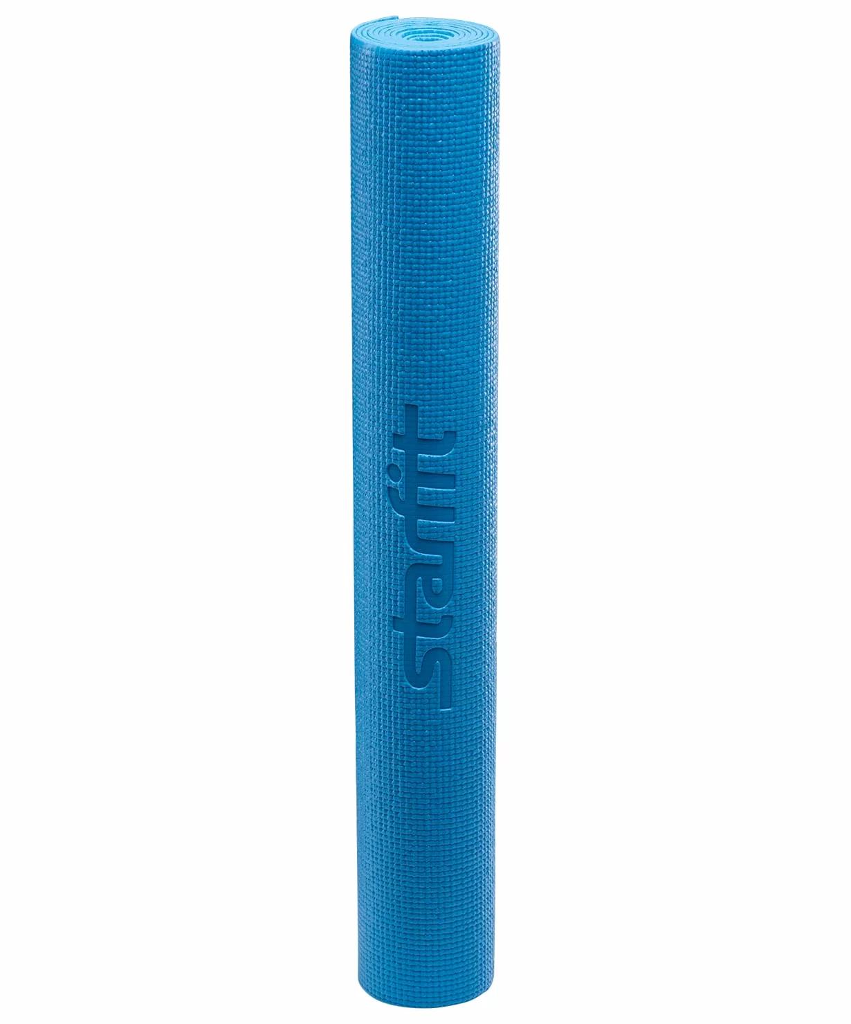 Фото Коврик для йоги StarFit FM-101 PVC 173x61x0,3 см синий УТ-00018896 со склада магазина СпортСЕ