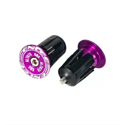Заглушки ручек руля Enlee BD-10 ударопрочный АБС-пластик, фиолетовый ARV000480
