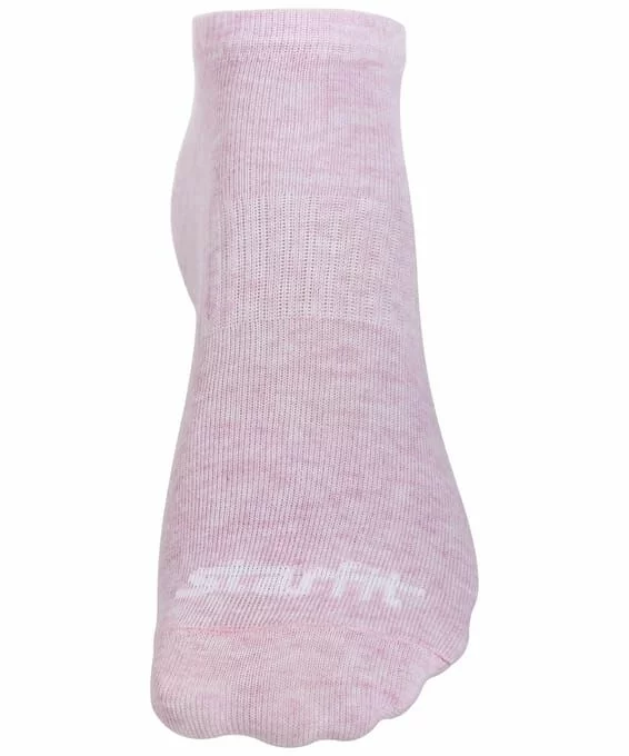 Фото Носки StarFit SW-205 низкие розовый меланж/светло-серый меланж (2 ПАРЫ) УТ-00014180 со склада магазина СпортСЕ