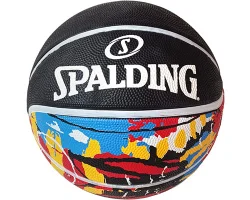 Мяч баскетбольный E43144 Spalding №7 резина черный