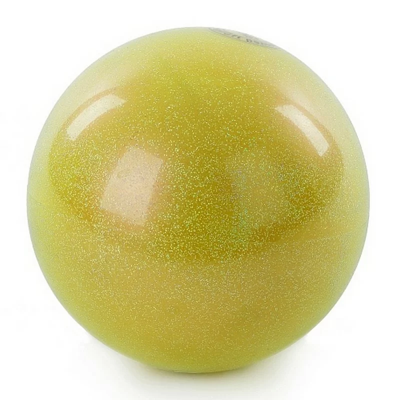 Фото Мяч для художественной гимнастики 15 см Нужный спорт FIG Металлик желтый AB2803 со склада магазина СпортСЕ