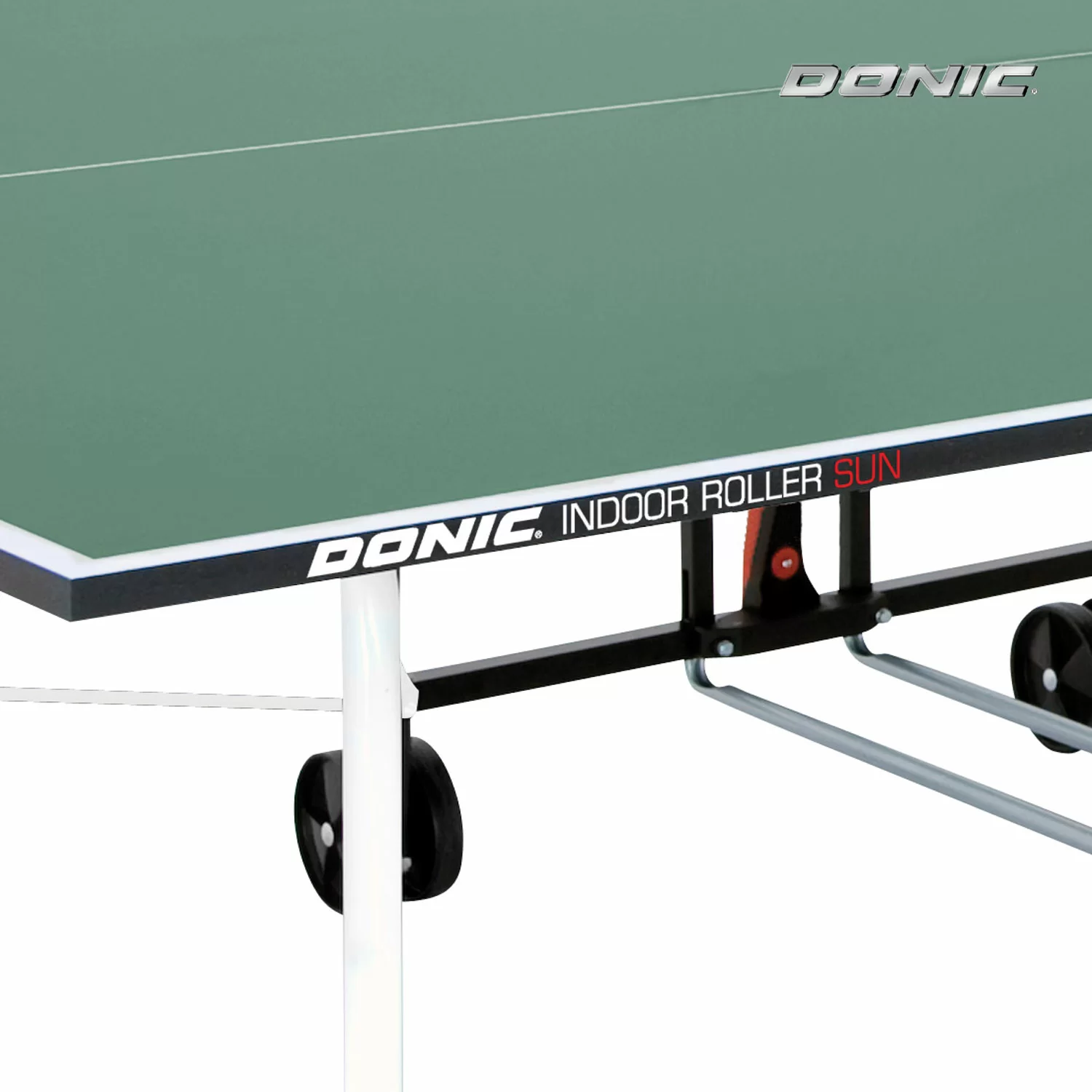 Фото Теннисный стол DONIC INDOOR ROLLER SUN GREEN 16мм 230222-G со склада магазина СпортСЕ