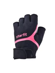 Перчатки StarFit WG-103 черный/малиновый УТ-00020811