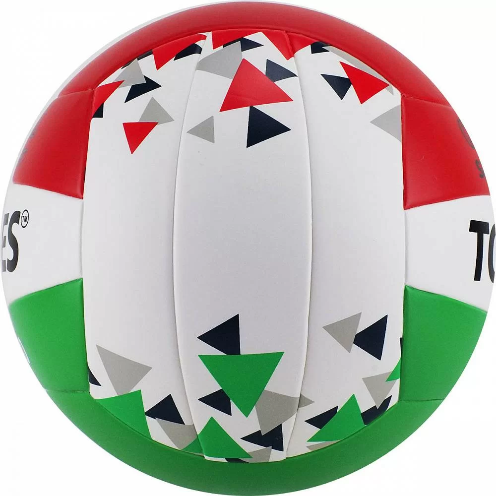 Фото Мяч волейбольный Torres BM400 р.5 синт. кожа клееный бело-крас-зелен V32015 со склада магазина СпортСЕ
