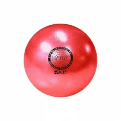 Мяч для художественной гимнастики 20 см 410 г красный KP-0715