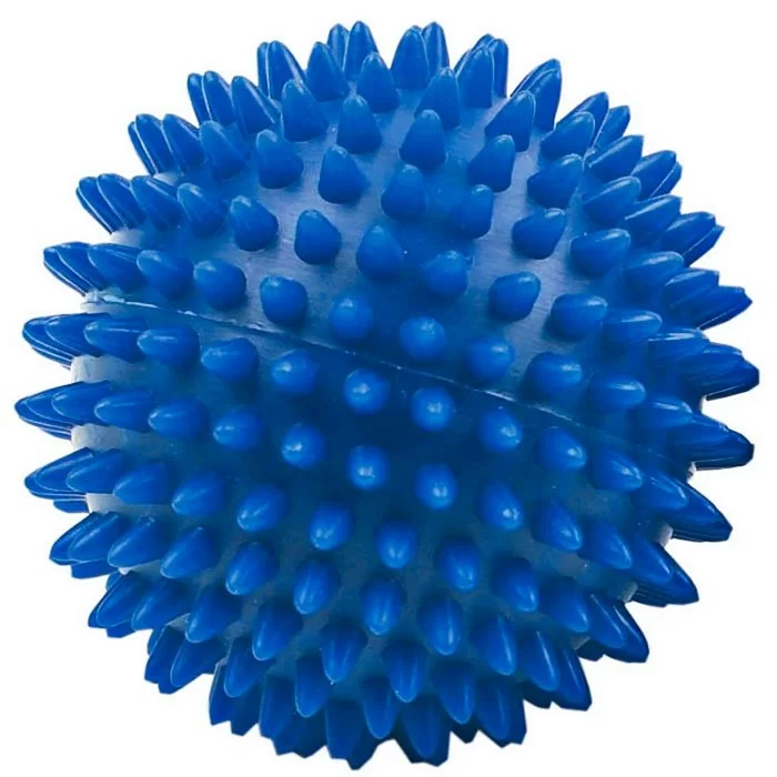 Фото Мяч массажный 9 см T07639 полумягкий ПВХ синий 10015379 со склада магазина СпортСЕ