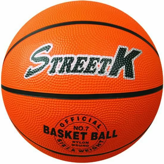 Фото Мяч баскетбольный ST71201 №7 резина оранжевый со склада магазина СпортСЕ