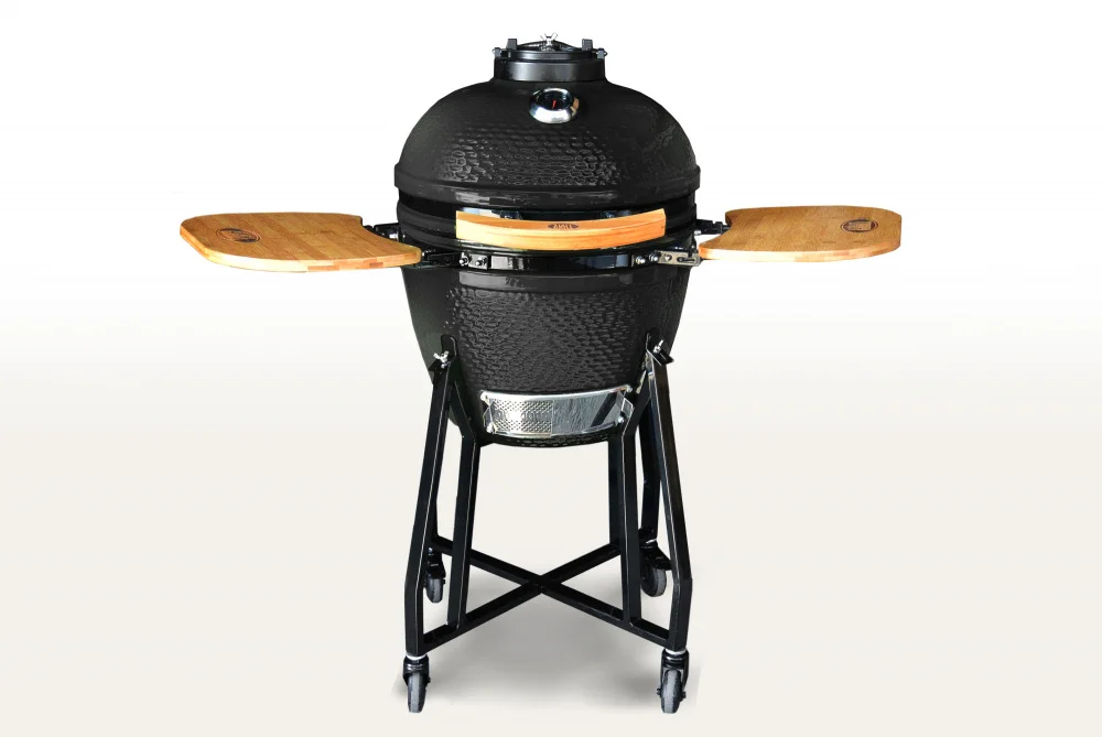  Керамический гриль-барбекю 18 дюймов (черный) (48см) по низким ценам в Томске и Северске