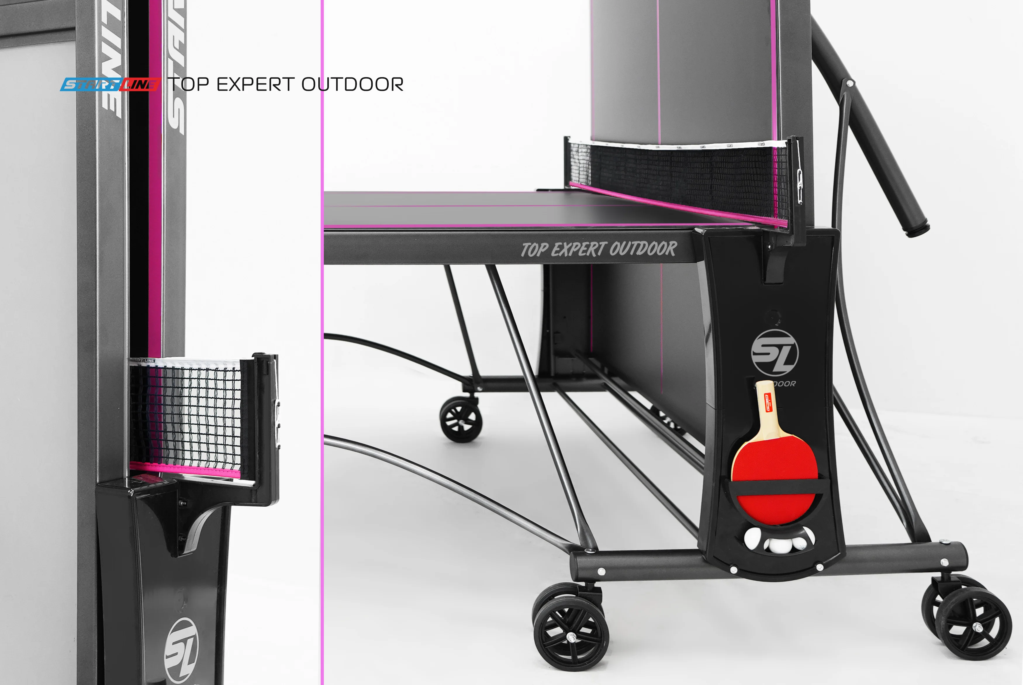  Стол теннисный Top Expert 6 Всепогодный Black по низким ценам в Томске и Северске