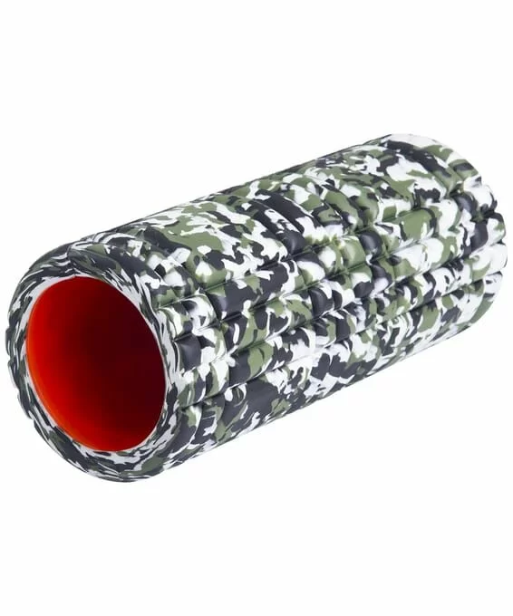  Ролик массажный StarFit FA-508 33x14 cм зеленый камуфляж/оранжевый УТ-00016656 по низким ценам в Томске и Северске